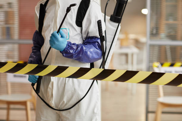 Professional Infectious Disease Decontamination technician working in Leonardo, NJ